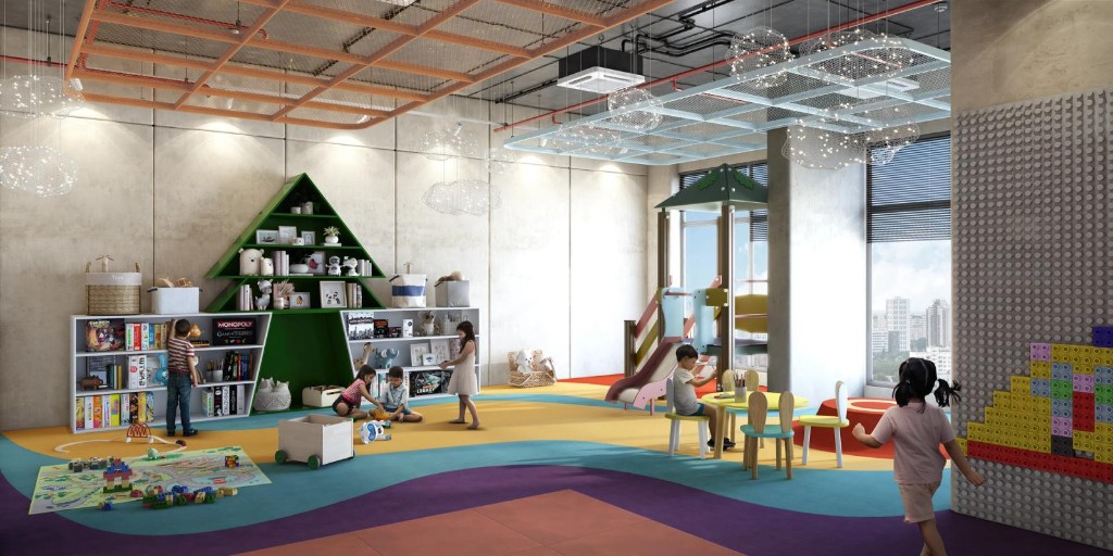 Indoor kids play room at Vinayak 21 Acres